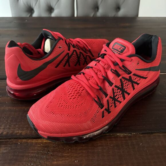 Air Max 2015 University Red Running Shoes - Picture 2 of 9